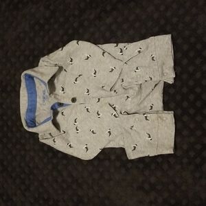 Cherokee 3/6 M Collared Bodysuit